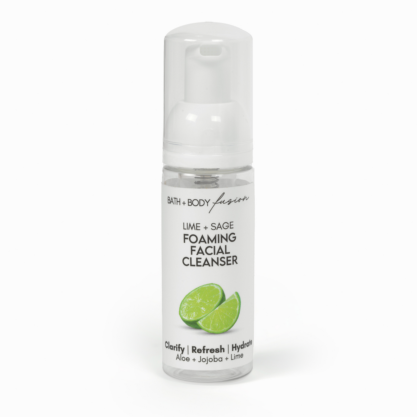LIME + SAGE FOAMING FACIAL CLEANSER